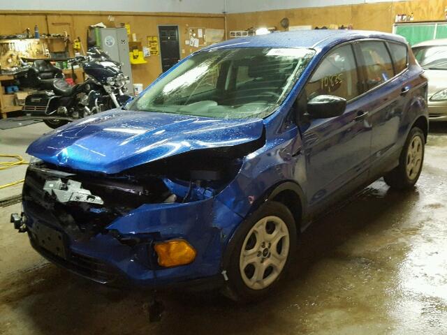 1FMCU0F7XHUD06046 - 2017 FORD ESCAPE S BLUE photo 2