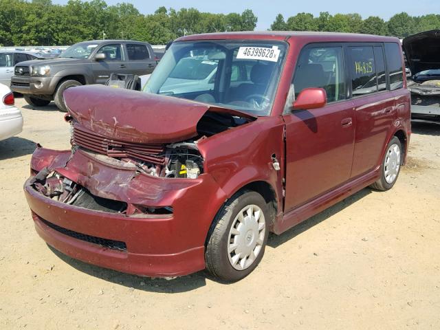 JTLKT324664077074 - 2006 TOYOTA SCION XB Каштановый фото 2