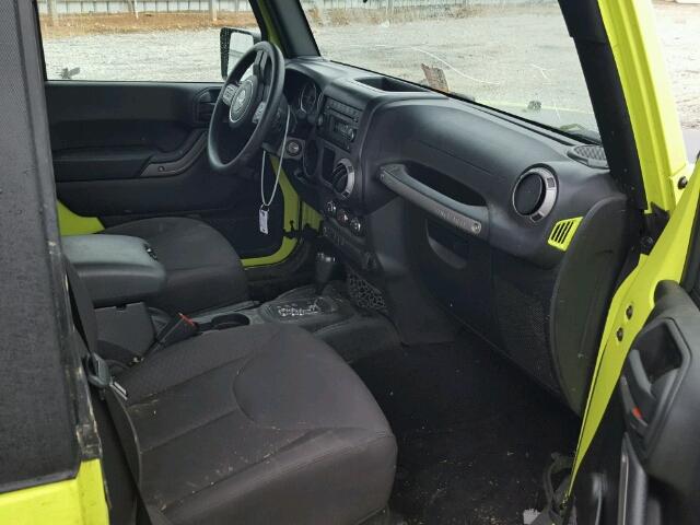 1C4AJWAG1GL330190 - 2016 JEEP WRANGLER S GREEN photo 5