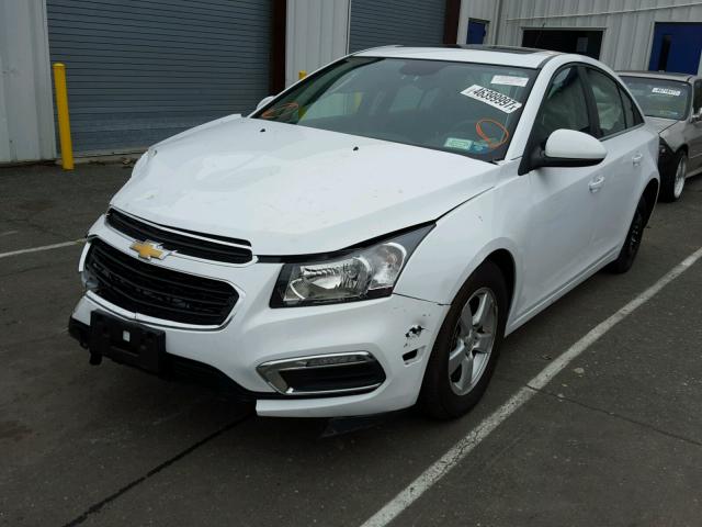 1G1PE5SB9G7196039 - 2016 CHEVROLET CRUZE LIMI WHITE photo 2