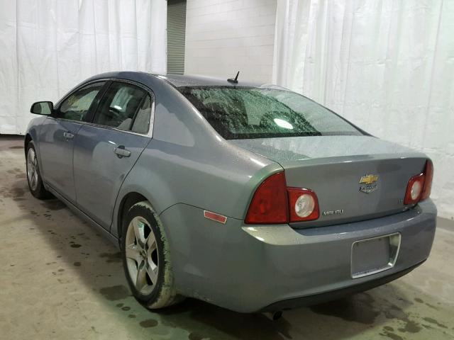 1G1ZH57B09F149130 - 2009 CHEVROLET MALIBU 1LT BLUE photo 3