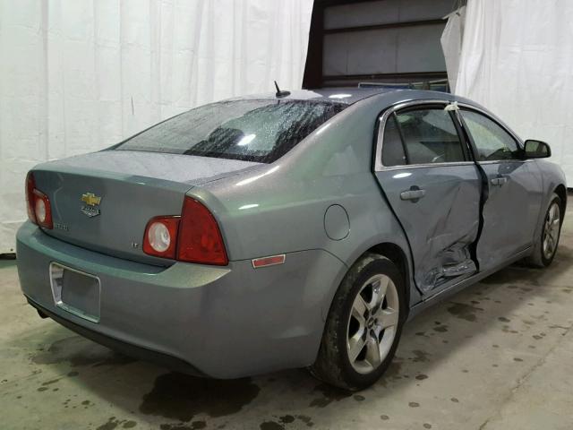 1G1ZH57B09F149130 - 2009 CHEVROLET MALIBU 1LT BLUE photo 4