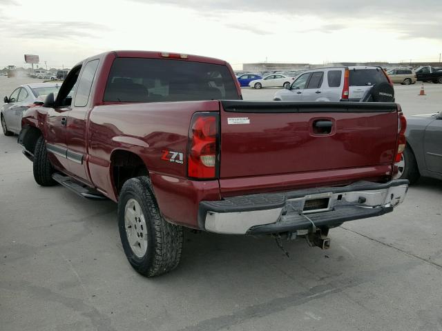 1GCEK19BX6Z173829 - 2006 CHEVROLET SILVERADO RED photo 3