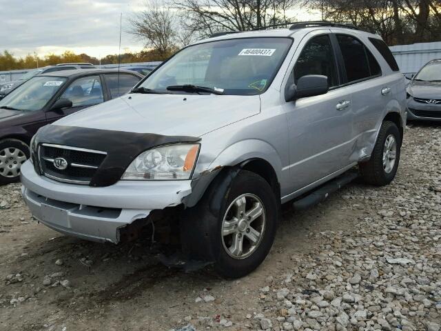 KNDJC733365557362 - 2006 KIA SORENTO EX SILVER photo 2