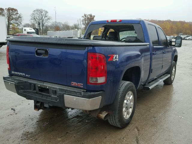 1GT121E88EF163843 - 2014 GMC SIERRA K25 BLUE photo 4