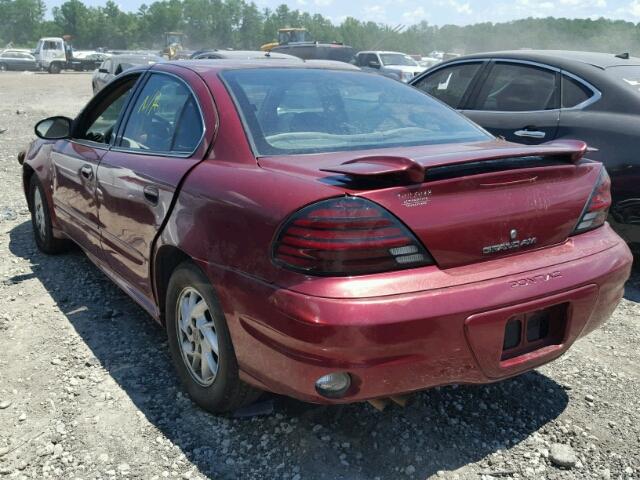 1G2NF52E83C180684 - 2003 PONTIAC GRAND AM S 红色 照片 3