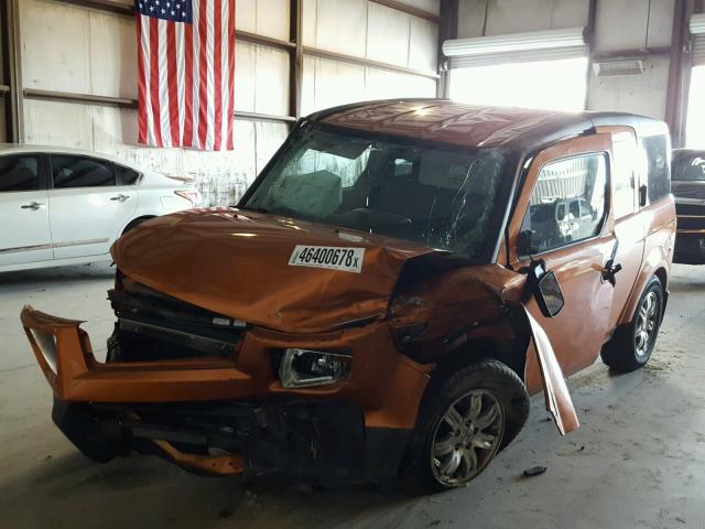 5J6YH27796L018590 - 2006 HONDA ELEMENT EX ORANGE photo 2