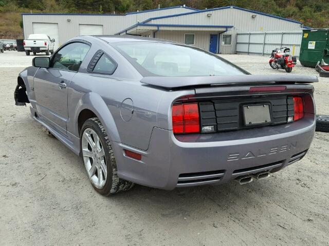 1ZVFT82H765221199 - 2006 FORD MUSTANG GRAY photo 3