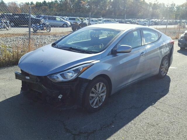 5NPDH4AE9FH545461 - 2015 HYUNDAI ELANTRA SE GRAY photo 2