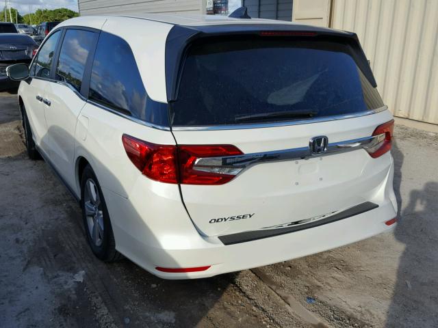 5FNRL6H72JB044460 - 2018 HONDA ODYSSEY EX WHITE photo 3