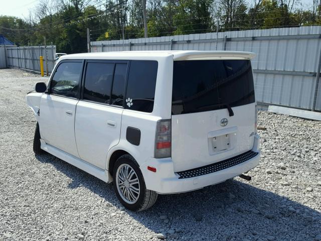JTLKT324364052648 - 2006 TOYOTA SCION XB Blanco foto 3