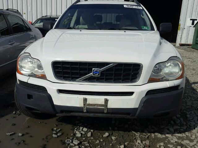 YV1CZ91H741110257 - 2004 VOLVO XC90 T6 WHITE photo 9