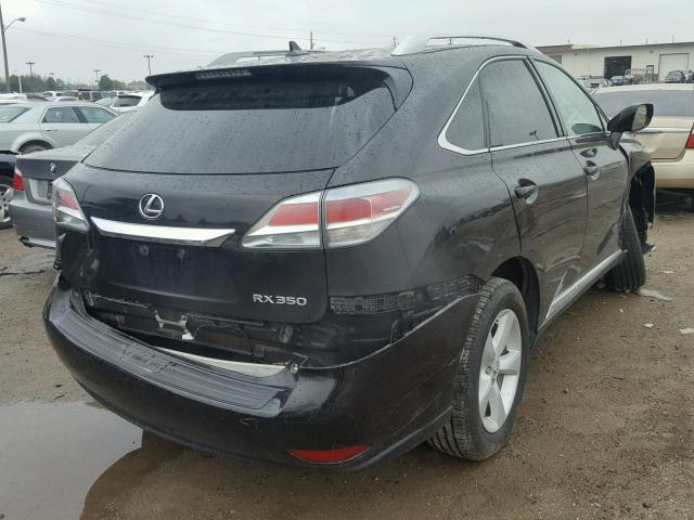 2T2BK1BA6DC222905 - 2013 LEXUS RX 350 BLACK photo 4