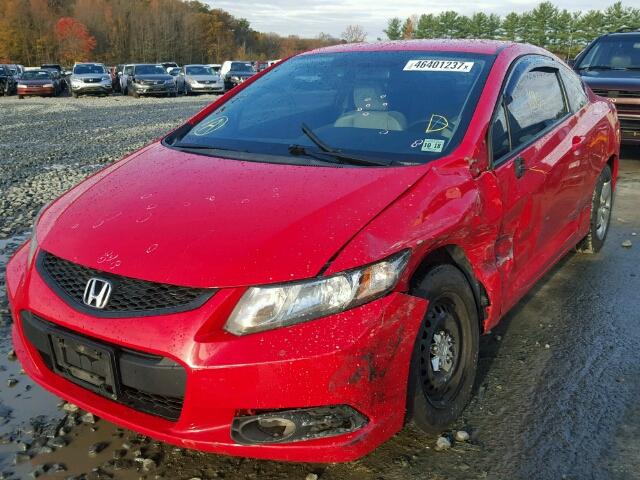 2HGFG3B52DH531669 - 2013 HONDA CIVIC LX RED photo 2