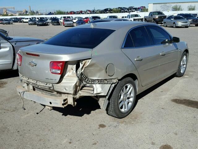 1G11C5SL2EF155453 - 2014 CHEVROLET MALIBU 1LT GOLD photo 4