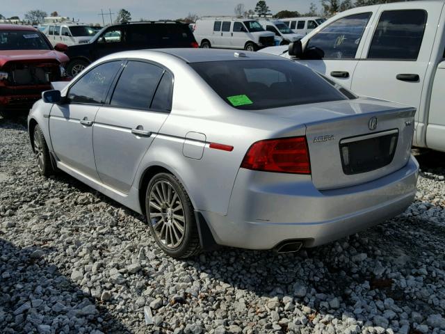 19UUA66235A065891 - 2005 ACURA TL SILVER photo 3