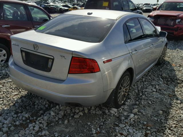 19UUA66235A065891 - 2005 ACURA TL SILVER photo 4