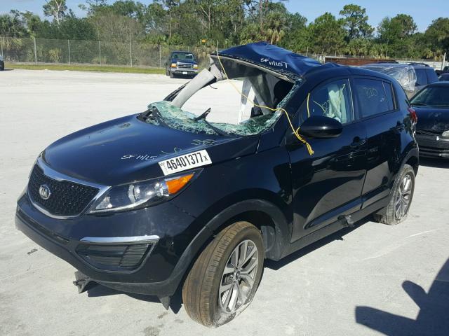 KNDPB3AC4G7823552 - 2016 KIA SPORTAGE L BLACK photo 2