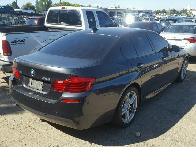 WBA5A7C59FD620802 - 2015 BMW 528 XI BLACK photo 4