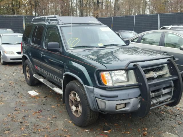 5N1ED28Y5YC537887 - 2000 NISSAN XTERRA GREEN photo 1