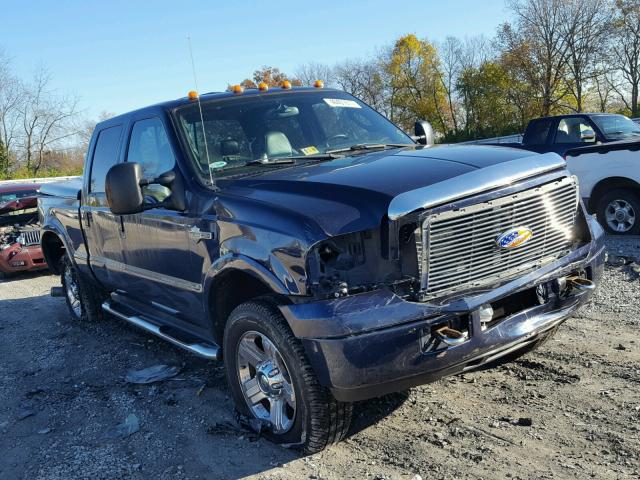 1FTSW21P25EC27926 - 2005 FORD F250 BLUE photo 1