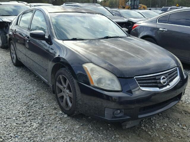 1N4BA41E27C820943 - 2007 NISSAN MAXIMA SE BLACK photo 1