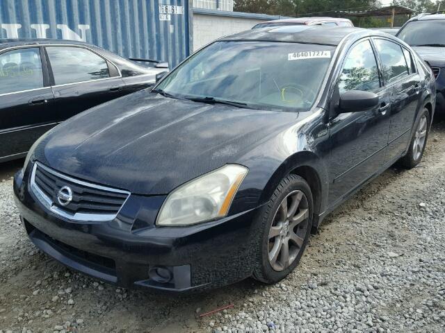 1N4BA41E27C820943 - 2007 NISSAN MAXIMA SE BLACK photo 2