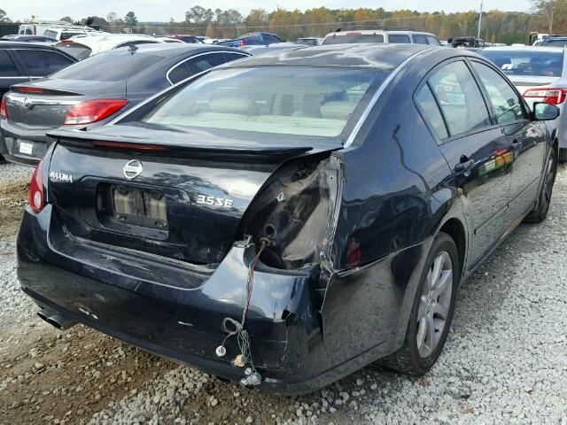 1N4BA41E27C820943 - 2007 NISSAN MAXIMA SE BLACK photo 4