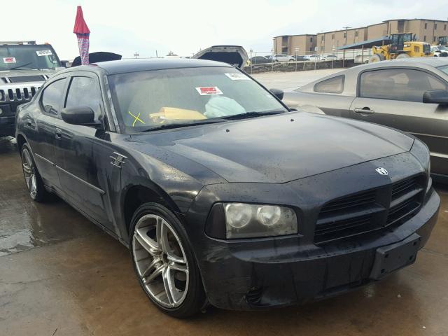 2B3LA43R27H660768 - 2007 DODGE CHARGER SE BLACK photo 1