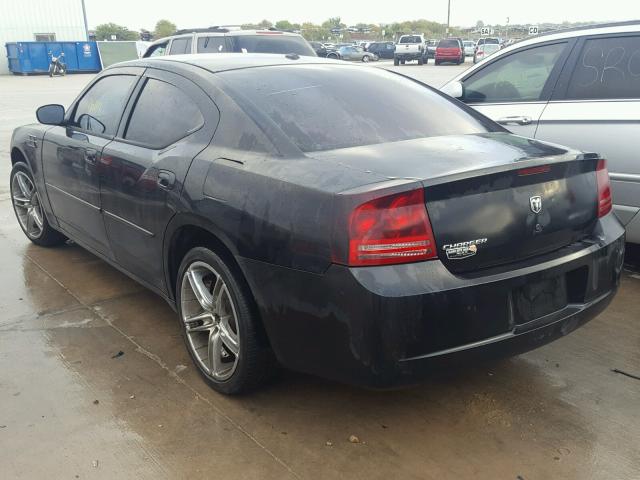 2B3LA43R27H660768 - 2007 DODGE CHARGER SE BLACK photo 3