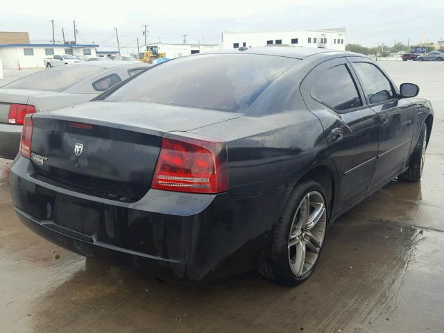 2B3LA43R27H660768 - 2007 DODGE CHARGER SE BLACK photo 4