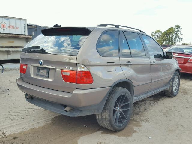 5UXFA13526LY39822 - 2006 BMW X5 3.0I BROWN photo 4