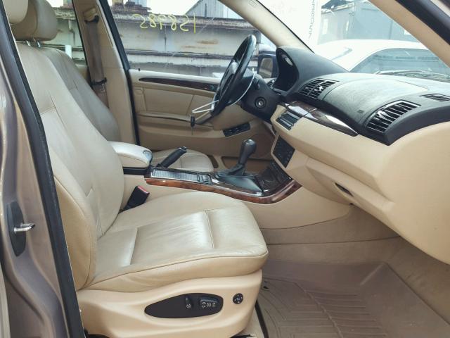 5UXFA13526LY39822 - 2006 BMW X5 3.0I BROWN photo 5