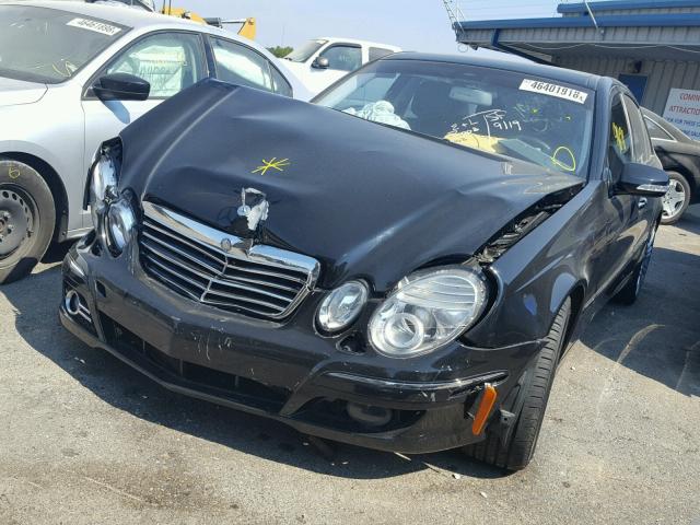 WDBUF72X08B316984 - 2008 MERCEDES-BENZ E 550 BLACK photo 2