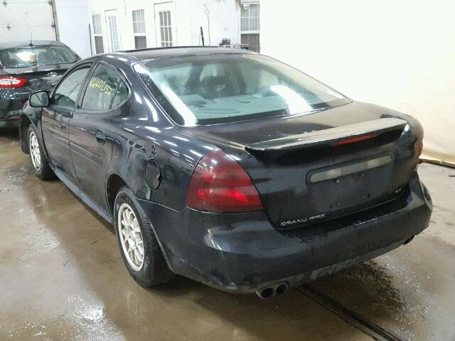 2G2WS522141109484 - 2004 PONTIAC GRAND PRIX BLACK photo 3