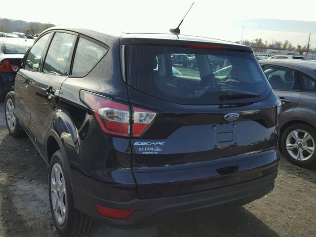 1FMCU0F77HUE47513 - 2017 FORD ESCAPE S BLACK photo 3