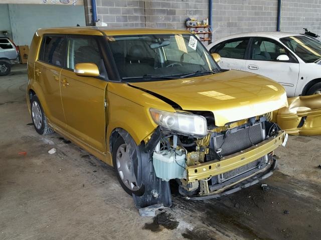 JTLKE50E081055240 - 2008 TOYOTA SCION XB GOLD photo 1