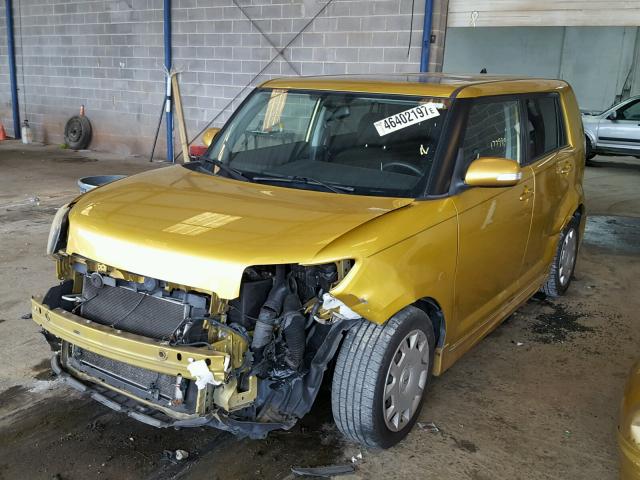 JTLKE50E081055240 - 2008 TOYOTA SCION XB GOLD photo 2