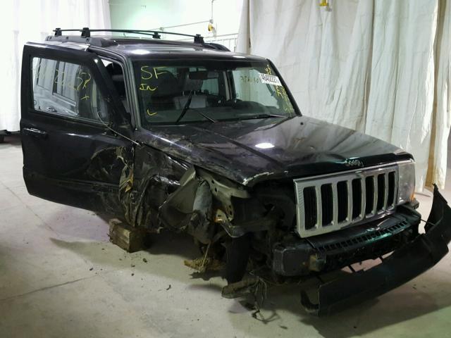 1J8HG48P27C575614 - 2007 JEEP COMMANDER BLACK photo 1