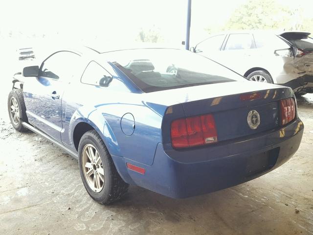 1ZVFT80N565239208 - 2006 FORD MUSTANG BLUE photo 3