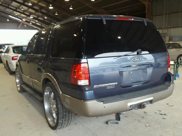 1FMFU18L23LA56295 - 2003 FORD EXPEDITION BLUE photo 3