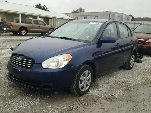 KMHCN46C69U294089 - 2009 HYUNDAI ACCENT GLS BLUE photo 2