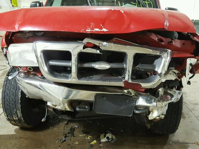 1FTZR15X7XPB76005 - 1999 FORD RANGER RED photo 9