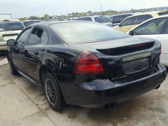 2G2WP522841329481 - 2004 PONTIAC GRAND PRIX BLACK photo 3