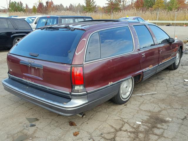 1G3BP83E0MW304121 - 1991 OLDSMOBILE CUSTOM CRU RED photo 4