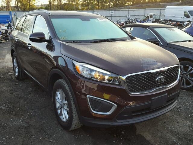 5XYPG4A33GG060756 - 2016 KIA SORENTO BURGUNDY photo 1