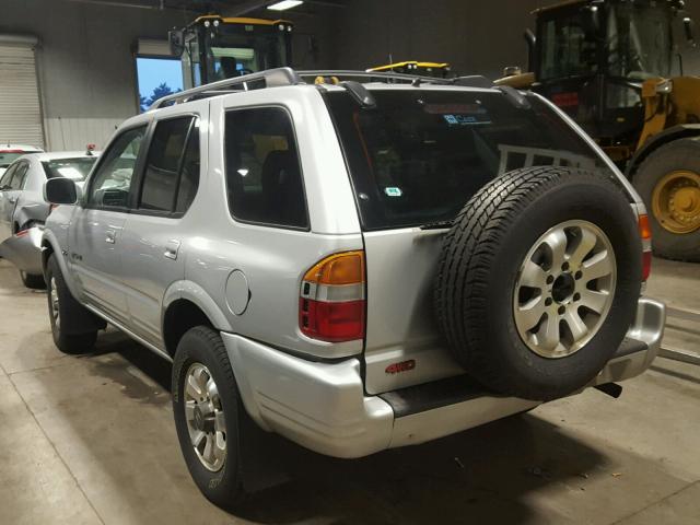 4S6CM58W3W4420122 - 1998 HONDA PASSPORT E SILVER photo 3