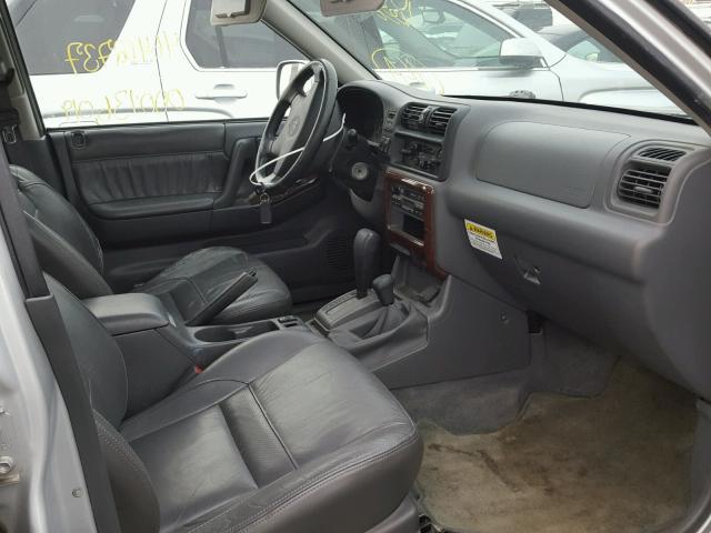 4S6CM58W3W4420122 - 1998 HONDA PASSPORT E SILVER photo 5