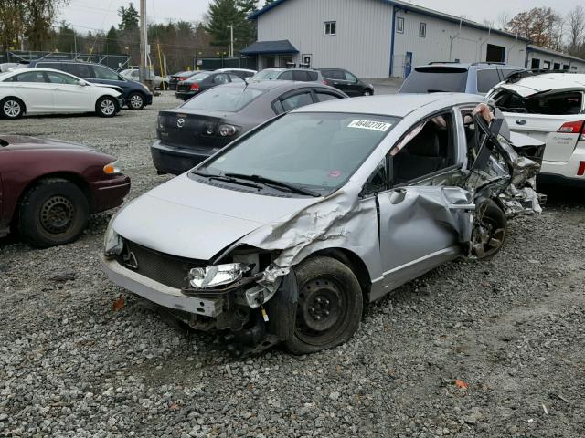 2HGFA16568H325356 - 2008 HONDA CIVIC LX GRAY photo 2