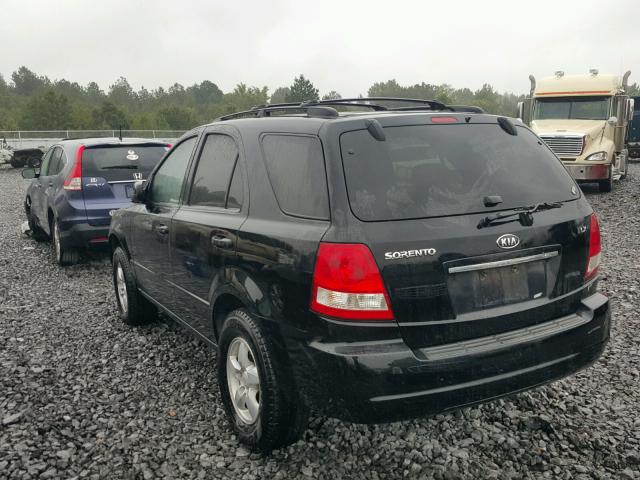 KNDJD733265627155 - 2006 KIA SORENTO BLACK photo 3